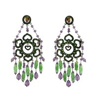 Ohrringe Casciola Gioielli Dame in Gelbgold Giada OR.PETRA001